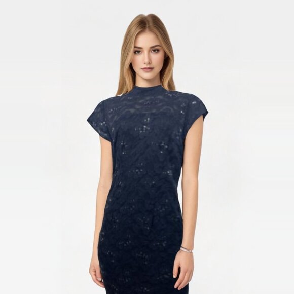 Precis Petite Black Sequin Bodycon Glam Dress Size 10 - Picture 13 of 13